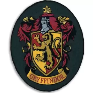 Image of Harry Potter Gryffindor Scatter Rug (One Size) (Slate Grey/Yellow/Burgundy) - Slate Grey/Yellow/Burgundy