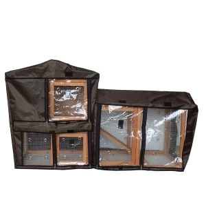 Image of Charles Bentley Two Storey Large Hutch Cover