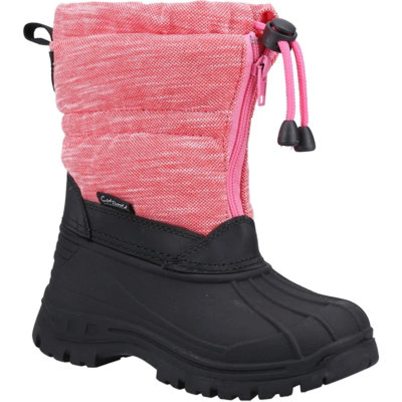 Image of Cotswold 'Bathford' Textile/Weather Wellingtons Pink unisex