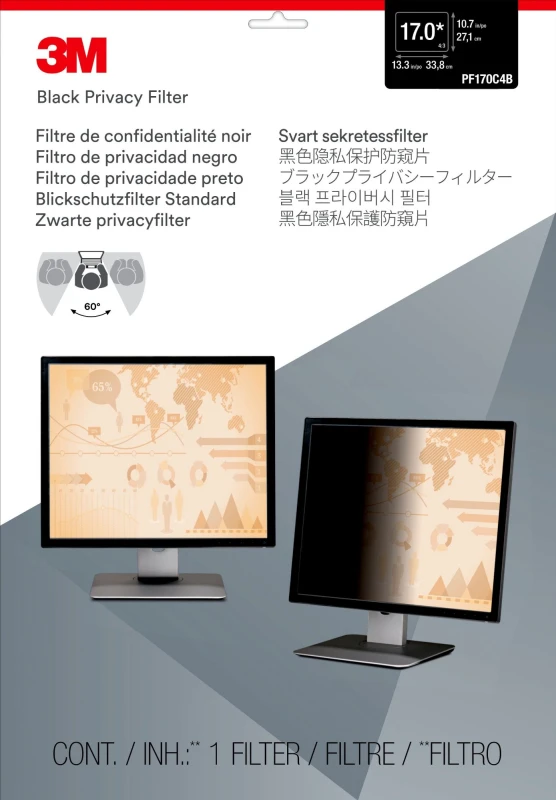 Image of 3M Privacy Filter for 17" Standard Monitor