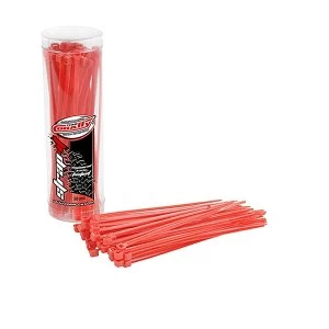 Image of Corally Strapit Cable Tie Wraps Red 2.5X100Mm 50 Pcs