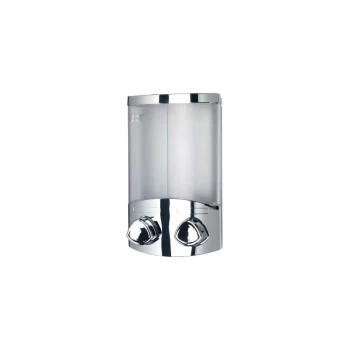 Image of Euro Soap Dispenser Duo Chrome - Chrome - Croydex