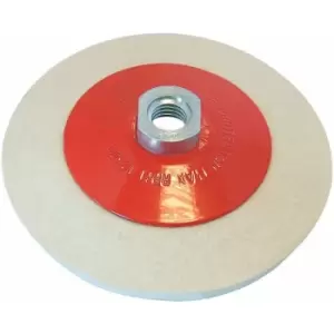 Image of Silverline - Bevelled Felt Buffing Wheel - 115mm