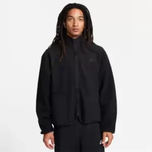 Image of Nike Club Fleece+ Mens Sherpa Winterized Jacket - Black
