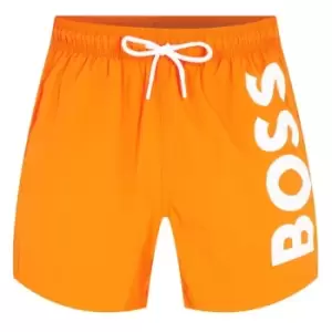 Image of Boss Octopus Swim Shorts - Orange
