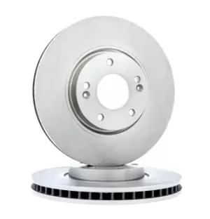 Image of RIDEX Brake disc HYUNDAI,KIA 82B0752 517122L500,517121M500,S517122L500 Brake rotor,Brake discs,Brake rotors