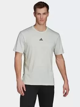 Image of adidas Train Motion Pack T-Shirt, Green, Size L, Men