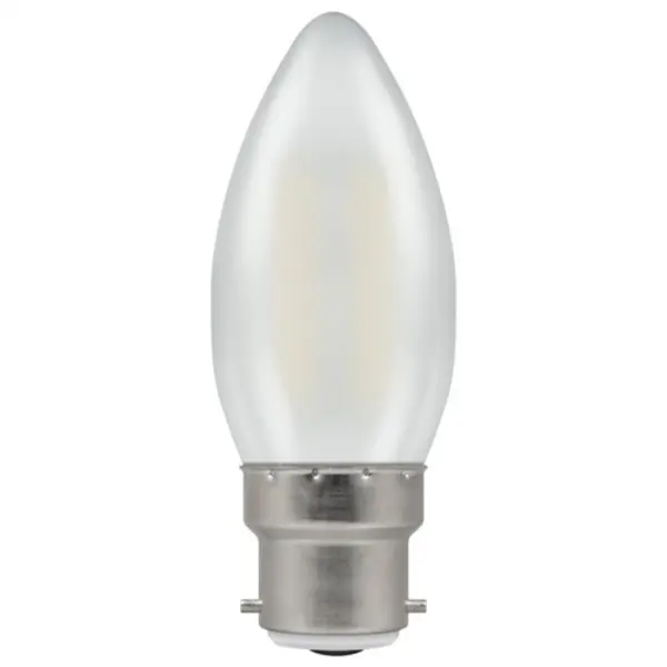 Image of Crompton LED Candle Filament Dimmable Pearl 2.5W 2700K BC-B22d