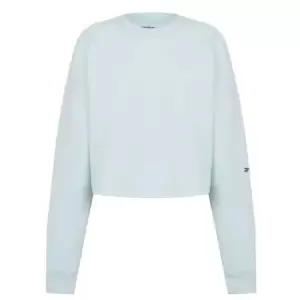 Image of Reebok Dream Cotton Blend Sweater Womens - Blue