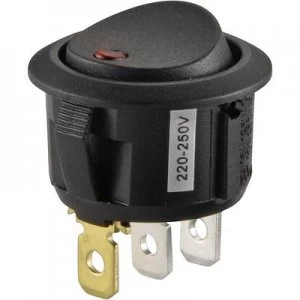 Image of SCI Toggle switch R13 208B2 02 RD 250 V AC 10 A 1 x OffOn latch