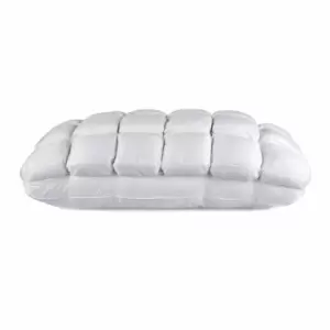 Image of Luxury Organic Bamboo Pillow Deep 24 Pocket - White - Homescapes