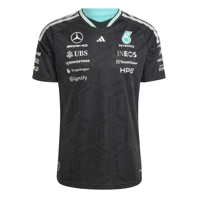Image of Adidas Authentic Mercedes AMG Jersey Petronas Formula One Team Driver Noir Male L KE5325