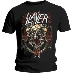 Image of Slayer - Demonic Admat Unisex Medium T-Shirt - Black