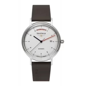 Image of Bauhaus 2162-1 White Dial Automatic With Day Date Wristwatch