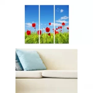 Image of MDF96171398 Multicolor Decorative MDF Painting (3 Pieces)