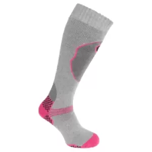 Image of Womens/Ladies High Performance Ski Socks (1 Pair) (4-7 UK, 35-41 EU) (Grey)