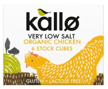 Image of Kallo Organic Low Salt Chicken Stock Cubes 48g