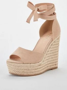 Image of Office Winnie Wedge Sandal - Nude