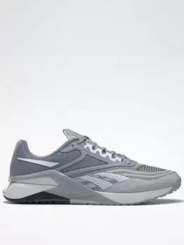 Image of Reebok Nano X2 Shoes, White/Black, Size 6, Men