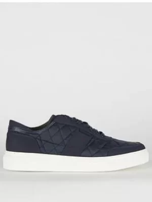 Image of Barbour Liddesdale Quilted Trainers, Navy, Size 7, Men