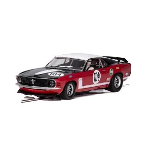 Image of Ford Boss Mustang 1970 Frank Gardner 1:32 Scalextric Classic Touring Car