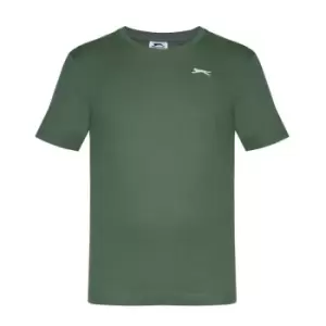 Image of Slazenger Plain T Shirt Mens - Green