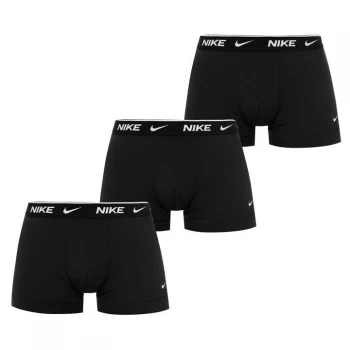 Image of Nike 3 Pack Boxer Trunks Mens - Black UB1