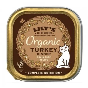 Image of Lily's Kitchen Organic Turkey Dinner for Cats - 19 x 85g