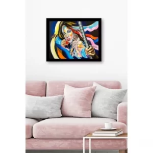Image of SC1064 Multicolor Decorative Framed MDF Painting