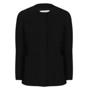 Image of Boss Cotton Blazer - Black