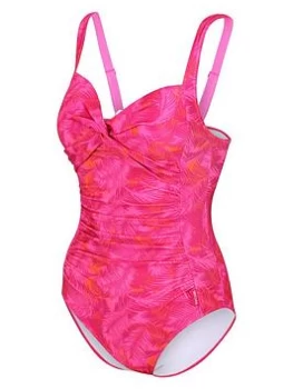 Image of Regatta Sakari Swimsuit - Pink, Size 10, Women