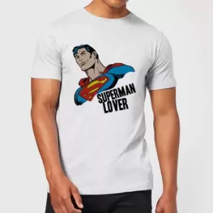 Image of DC Comics Superman Lover T-Shirt - Grey - M - Grey