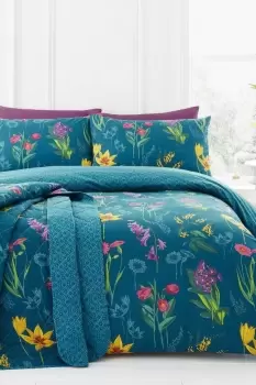 Image of 'Ingrid' Geo Print Foulard Duvet Cover Set