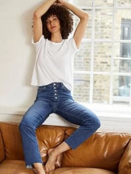 Image of Mint Velvet Meribel Button Fly Straight