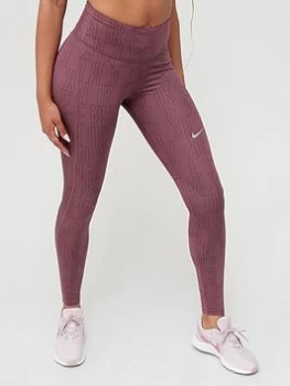 Image of Nike Running Fast Legging - Deep Wine, Deep Wine Size M Women