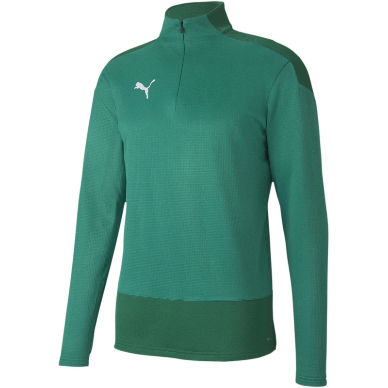 Image of Puma Teamgoal 23 Training quarter Zip Top Fleece Mens - Green Green M