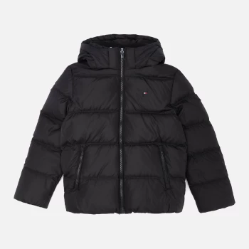 Image of Tommy Hilfiger Boys' Essential Down Jacket - Black - 8 Years