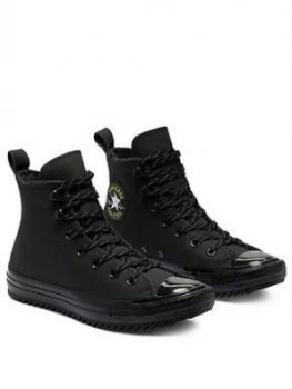 Image of Converse All Star Hiker Hi-Tops - Black, Size 3, Women