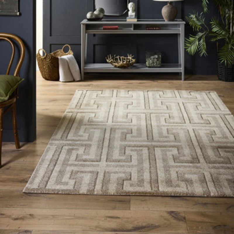 Image of Origins Greek Key Beige Light Vision 200X290Cm Rug