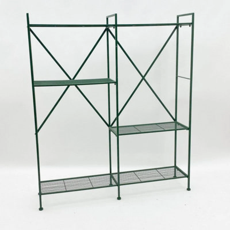 Image of MSL Premium Quality 141cm Green Shelf Unit - Easy Assembly & Versatile Use
