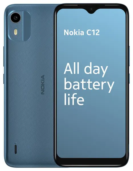 Image of Nokia C12 64GB Smartphone in Dark Cyan