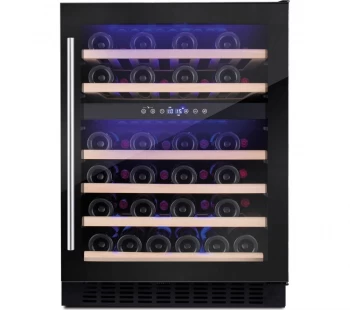 Image of Amica AWC600BL 143L / 46 Bottles Undercounter Freestanding Wine Cooler Fridge