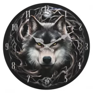 Image of Anne Stokes Night Forest MDF Clock