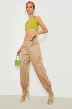 Image of Pocket Detail Balloon Cargo Trousers