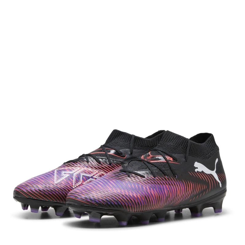 Image of Puma Future 8 Pro Junior Artificial Ground Football Boots Black/Purple male 5 (38)