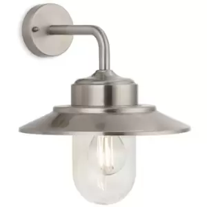 Image of Firstlight Lighting - Firstlight Naples Wall Light Stainless Steel IP44