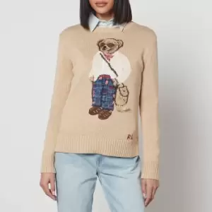 Image of Polo Ralph Lauren Intarsia-Knit Cotton Jumper - M