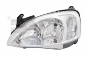 Image of TYC Headlights OPEL 20-6066-05-2 09196231,1216000 Headlamp,Headlight