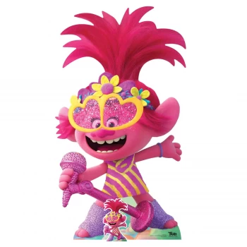 Image of Trolls World Tour Poppy Oversized Cardboard Cut Out