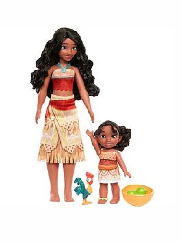 Image of Moana 2 Moana & Simea Sister Set With 2 Fashion Dolls & 3 Accessories